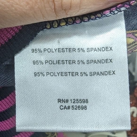 Ellen Tracy Baroque Jacquard Print Boat Neck Top Sz XS - Picture 12 of 13